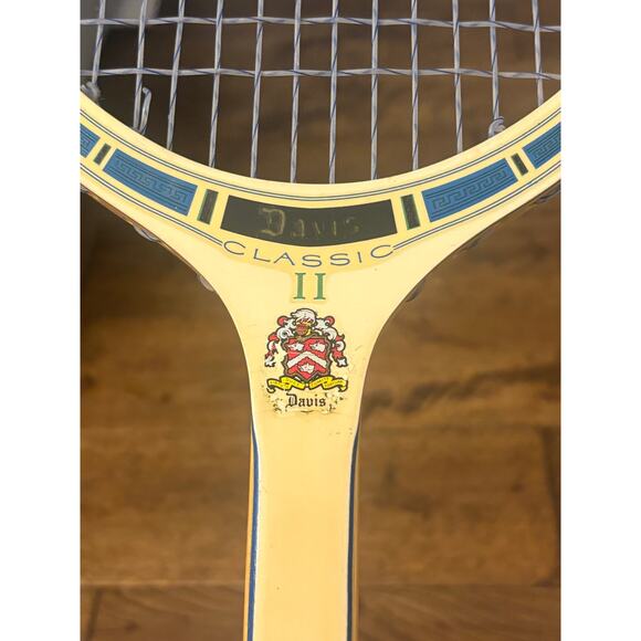 TAD Davis Classic II Clasiden Tennis Racquet Custom Made In USA 4 vintage wood - Picture 3 of 10